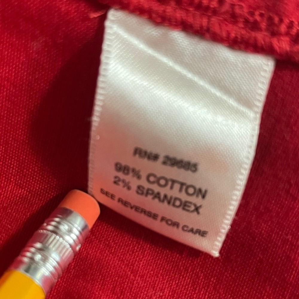 Pendleton Jacket Womens Red Excellent Button Front Cotton - Picture 9 of 12